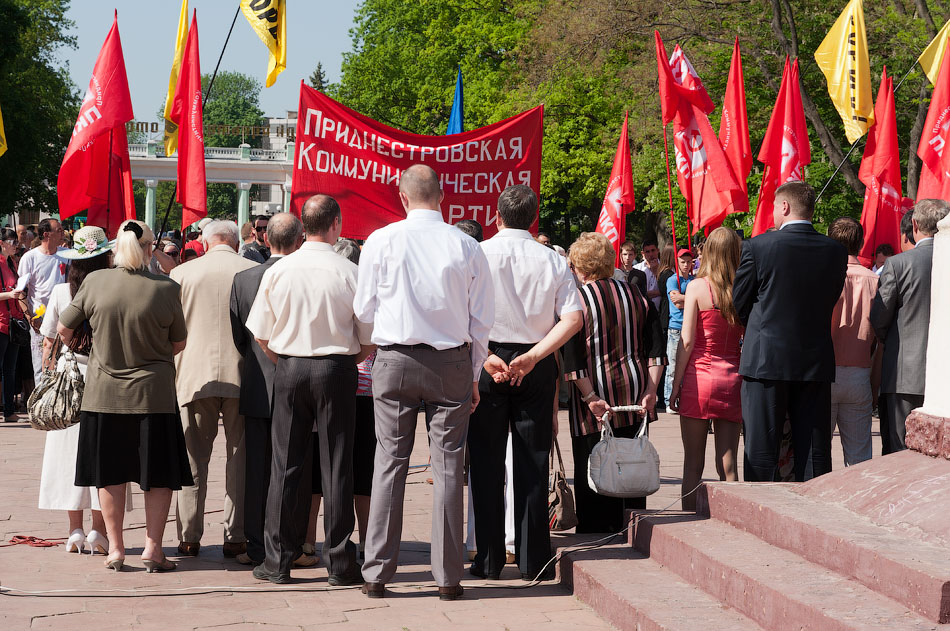 Первомайский митинг в Тирасполе (12) Первомайский митинг в Тирасполе, парк Победы (12)